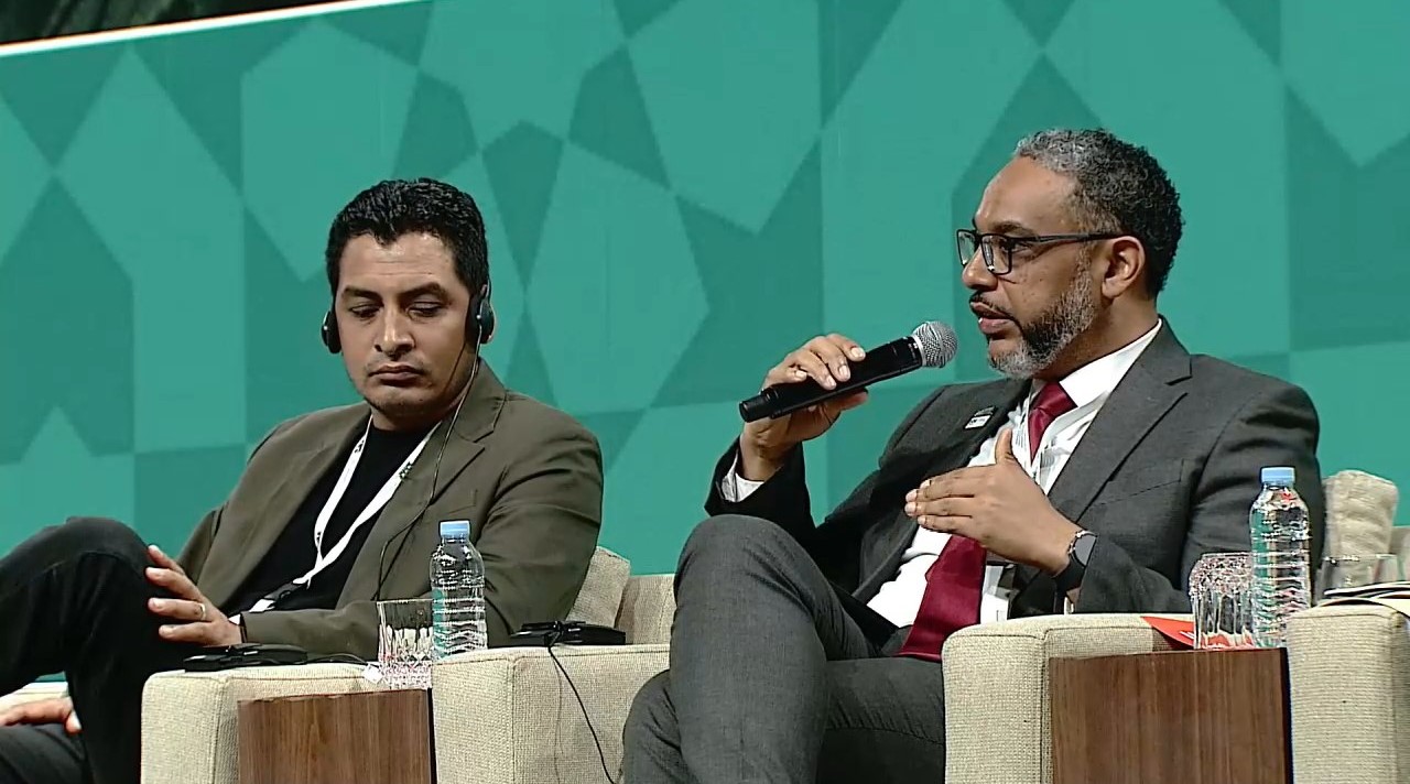 ECA CEO, Ronald Ramlogan, during his contribution at the 6th Global Conference on Child Labour