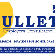 ECA Bulletin - March to May 2024 Public Holidays